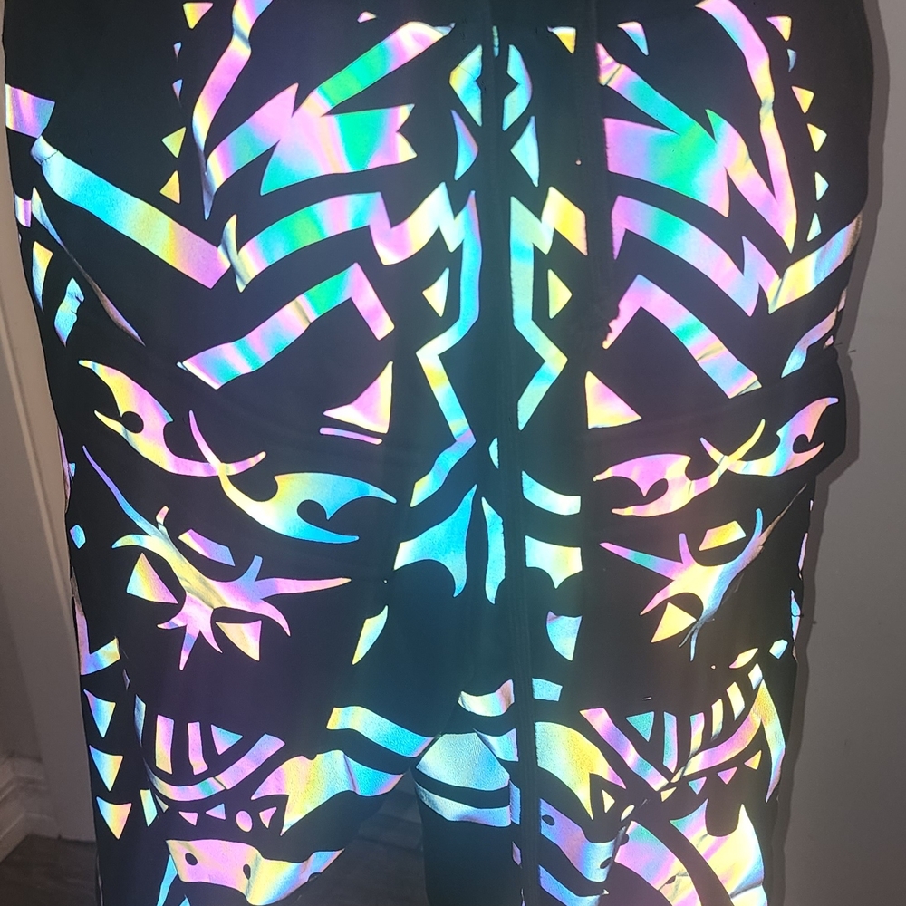 Holographic Patterned Joggers
